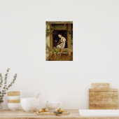 Dreaming op het raam poster (Keuken)