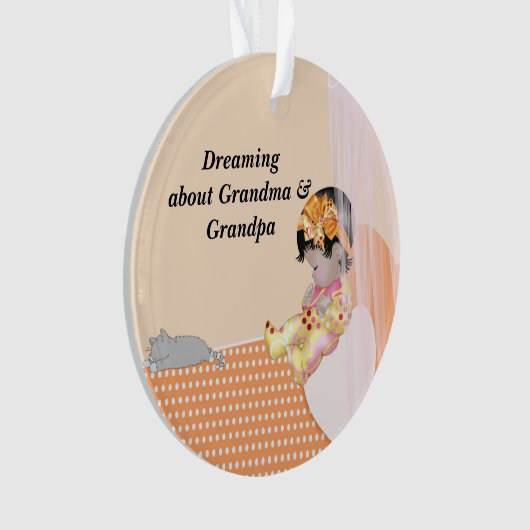 Dreaming over oma en opa ornament (voorkant)