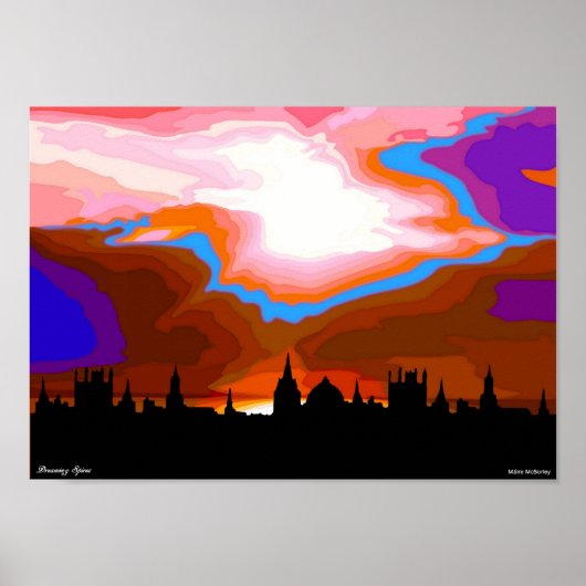 Dreaming Spires of Oxford Poster (Voorkant)