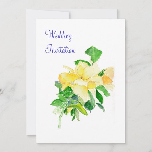 Dreaming Spires Rozen bruiloft uitnodiging (Voorkant)