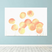 Dreaming van abrikozen op het wintercanvasblad canvas afdruk (Insitu (Houten vloer))