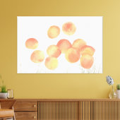 Dreaming van abrikozen op het wintercanvasblad canvas afdruk (Insitu (Woonkamer))