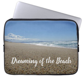 Dreaming van de Beach West Coast Photo Pacific Oce Laptop Sleeve