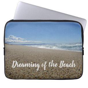 Dreaming van de Beach West Coast Photo Pacific Oce Laptop Sleeve