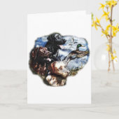 Dreaming van de Duck Hunting Kaart (Gele Bloem)