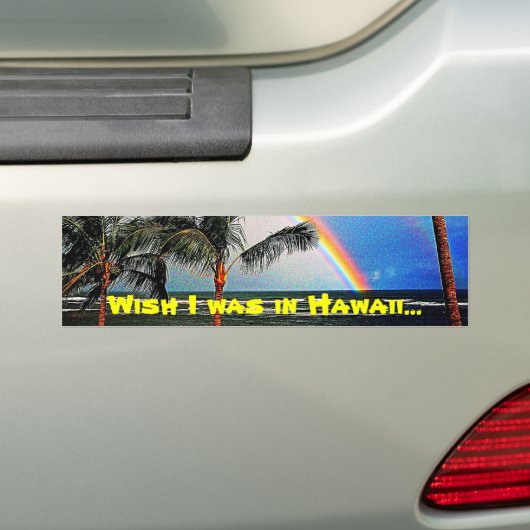 Dreaming van de Hawaii-Bumpersticker Bumpersticker (Op auto)