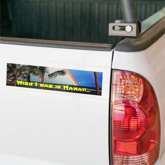 Dreaming van de Hawaii-Bumpersticker Bumpersticker (Op Truck)