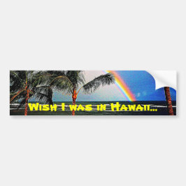 Dreaming van de Hawaii-Bumpersticker Bumpersticker