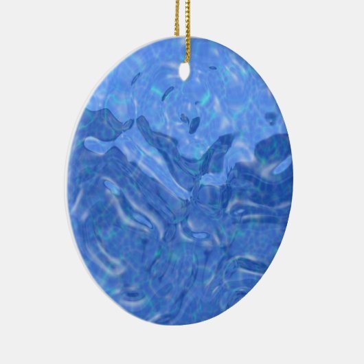 Dreaming van de kerstversiering in de pool keramisch ornament (Rechts)