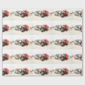 Dreaming van de Santa - Duitse Shorthair Puppy Cadeaupapier (Vlak)