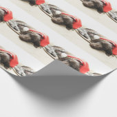 Dreaming van de Santa - Duitse Shorthair Puppy Cadeaupapier (Hoek)