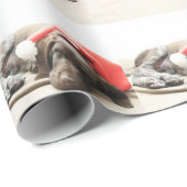 Dreaming van de Santa - Duitse Shorthair Puppy Cadeaupapier (Rol Hoek)