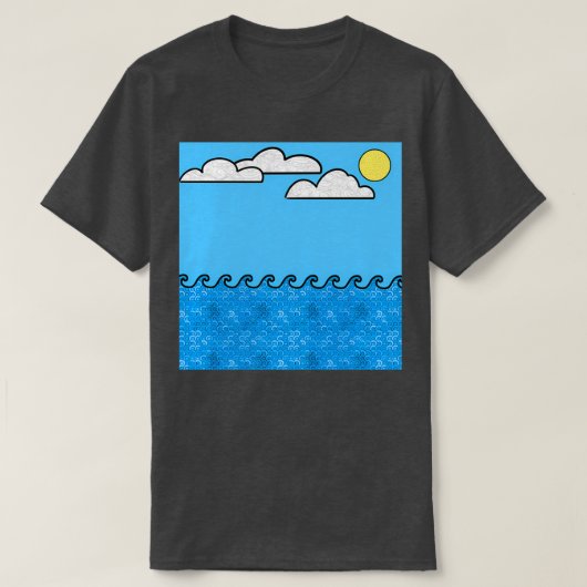 Dreaming van de zomer t-shirt (Design voorkant)