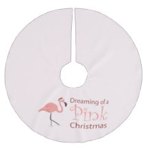 Dreaming van een roze Kerstmis - Boom Skirt