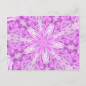 Dreaming van een roze ster briefkaart (Voorkant)