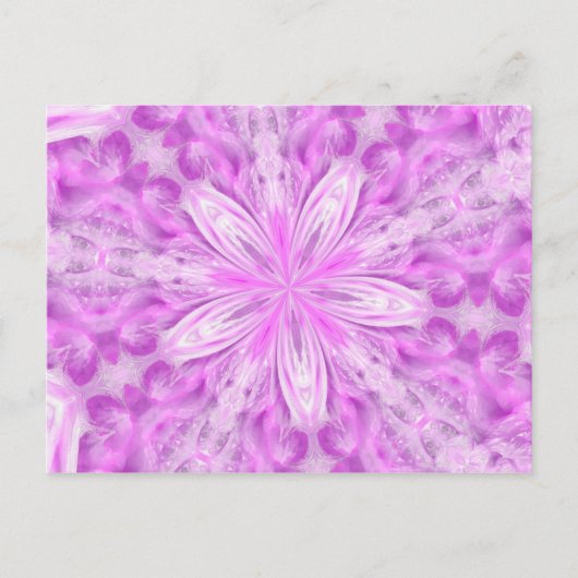 Dreaming van een roze ster briefkaart (Voorkant)