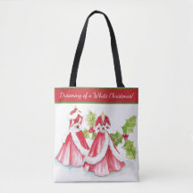 Dreaming van een White Kerstmis Tas