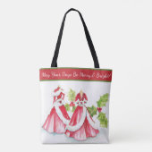 Dreaming van een White Kerstmis Tas (Achterkant)