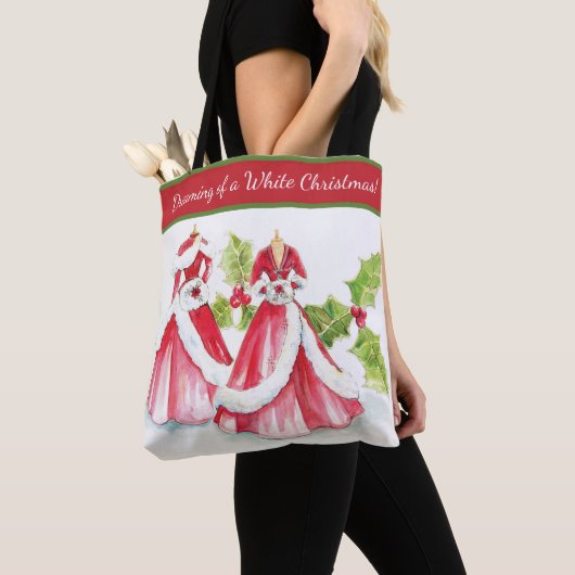 Dreaming van een White Kerstmis Tas (Dichtbij)