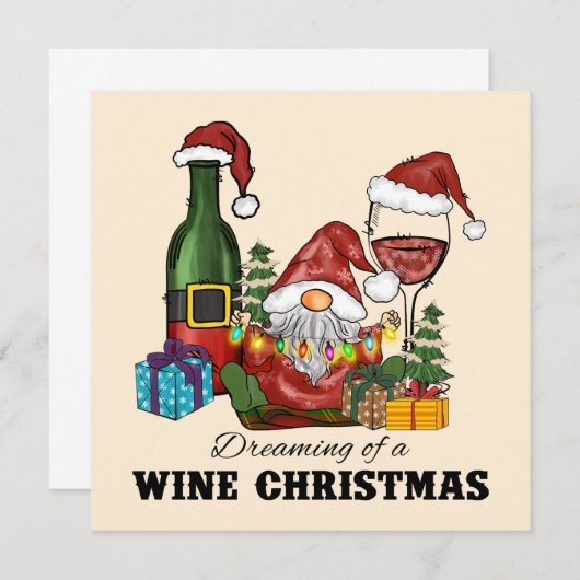 Dreaming van een Wijnkerst (Voorkant / Achterkant)