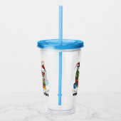 Dreaming van een Wijnkerst Acryl Drinkbeker (Rechts)