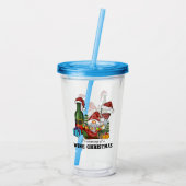 Dreaming van een Wijnkerst Acryl Drinkbeker (Achterkant)