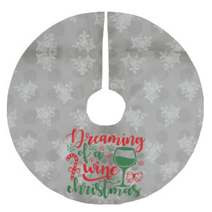 Dreaming van een Wijnkerst Kerstboom Rok