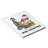 Dreaming van een Wijnkerst Notitieblok (Schuin)