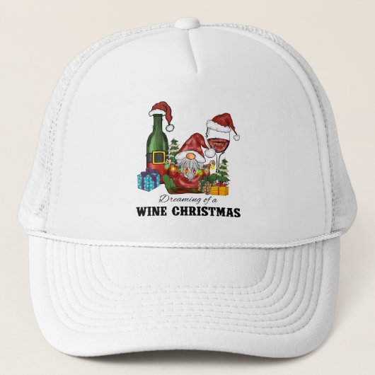 Dreaming van een Wijnkerst Trucker Pet (Voorkant)