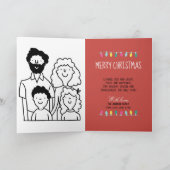 Dreaming van een Wine Xmas Holiday-kerstkaart Kaart (Binnen)