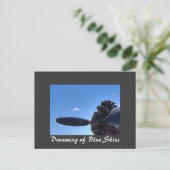 Dreaming van het Blue Skies-Briefkaart Briefkaart (Staand voorkant)