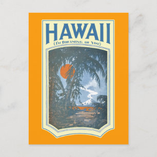Dreaming van het Briefkaart Hawaï