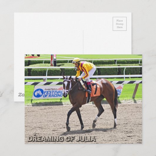 Dreaming van Julia Briefkaart (Voorkant / Achterkant)