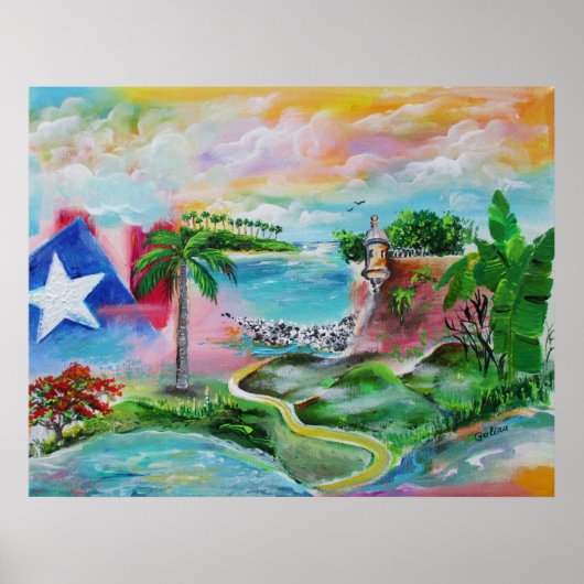 Dreaming van Puerto Rico 010823 Poster (Voorkant)