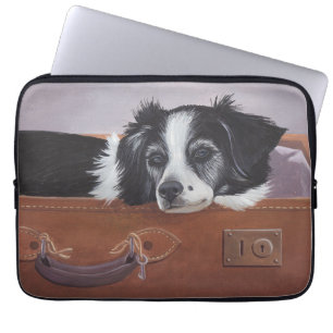 Dreaming van reizen laptop sleeve