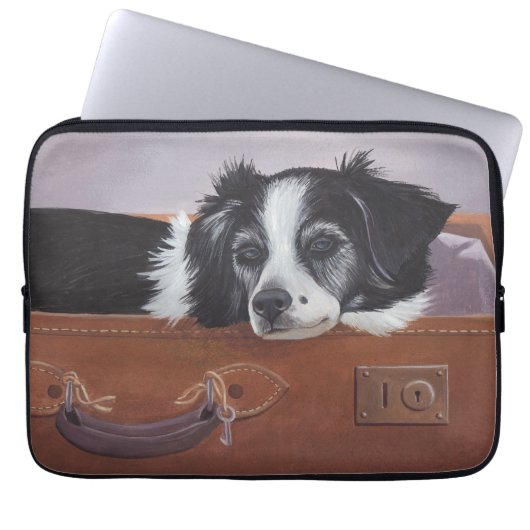 Dreaming van reizen laptop sleeve (Voorkant)