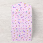 Dreaming van Summer Snacks All In One Uitnodiging (Buitenkant)