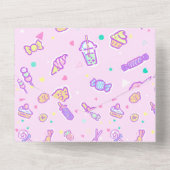 Dreaming van Summer Snacks All In One Uitnodiging (Achterkant)