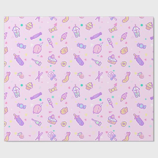 Dreaming van Summer Snacks Cadeaupapier (Vlak)