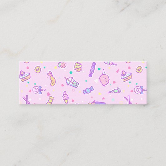 Dreaming van Summer Snacks Mini Visitekaartje (Voorkant)