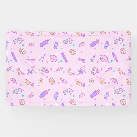 Dreaming van Summer Snacks Spandoek (Horizontaal)