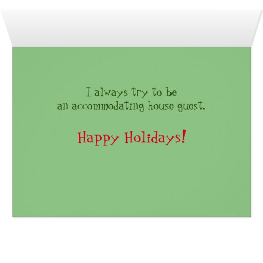 Dreaming van White Kerstmis Funny Wine Cat (Binenzijde Horizontaal (Onderkant))