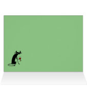 Dreaming van White Kerstmis Funny Wine Cat (Binnen Horizontaal (Boven))