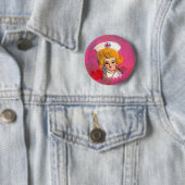 Dreaming verpleegster ronde button 5,7 cm (In situ)