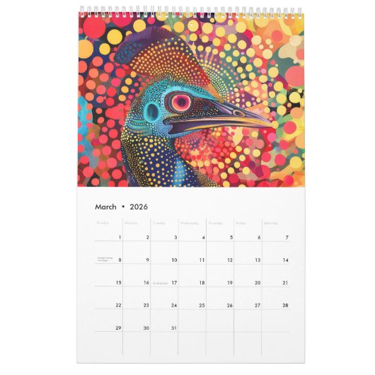Dreaming Wild – Australian Animals in Aboriginal S Kalender (Mar 2026)