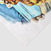 Dreaming  Zeemeerminnend Kind #1, 18 lb 17 x 23 Tissuepapier (Detail)