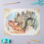 Dreaming Zeemeerminnend Kind #4, 18 lb 17 x 23 Tissuepapier (Craft)