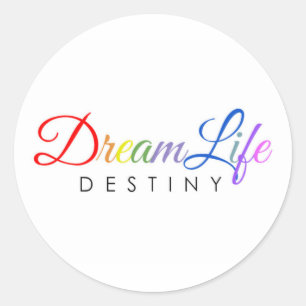 DreamLife Destiny-Sticker Ronde Sticker