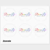 DreamLife Destiny-Sticker Ronde Sticker (Vel)