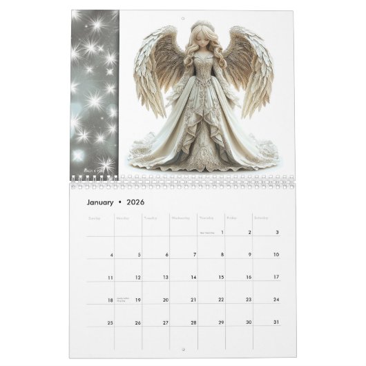 Dreamlike Angels – Traumhafte Engel Kalender (Jan 2026)